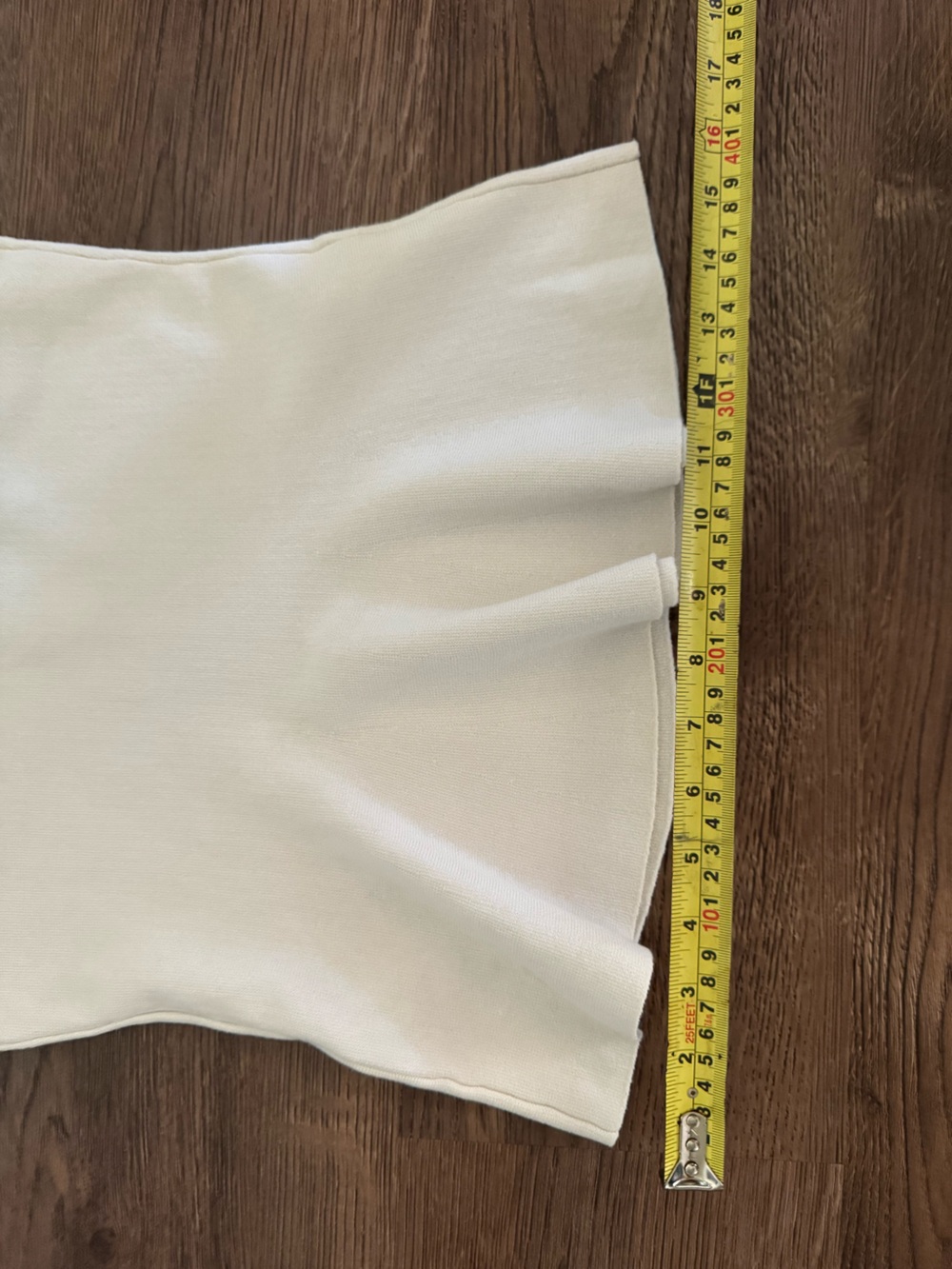 Ann Taylor Knit Peplum White Tank Top - XS - Picture 4 of 6